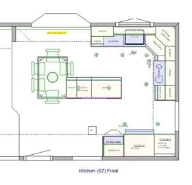 Danken drawing of Kitchen (67), final layout
